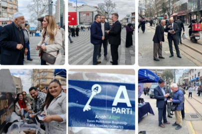 Anahtar Parti Bursa’da dağıttığı 200 bin ata tohumunu 2 saatte tükendi