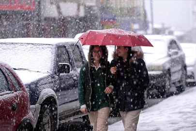 14 il için karla karışık yağmur ve kar uyarısı