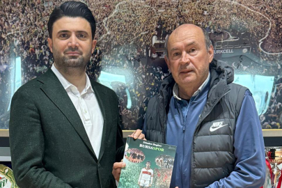 Bursaspor efsanesi, Başkan Enes Çelik’le buluştu!