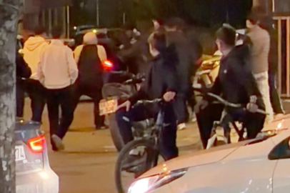 Tekirdağ Kapaklı'da gençler arasında taşlı sopalı kavga