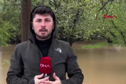 Bursa’da dereler taştı, tarlalar su altında kaldı! İznik Gölü’nün rengi değişti...