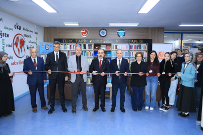 BUÜ’de 'Türk Tarih Kurumu 100’üncü Yıl Kitaplığı' hizmete açıldı