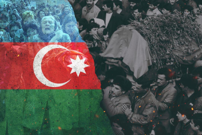 Ermeni çetelerin 1918'de katlettiği Azerbaycanlılar anılıyor