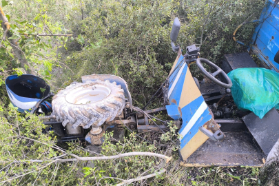 Hatay'da zeytin bahçesine uçan patpatın sürücüsü öldü