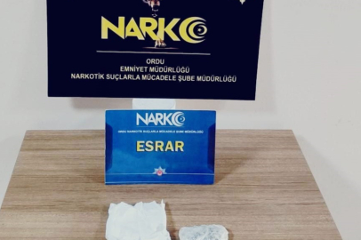 Ordu’da uyuşturucu operasyonunda 1 tutuklama
