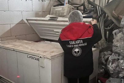 Sakarya'da 200 kilo tarihi geçmiş tavuk eti ele geçirildi