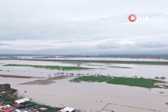Bursa’da sağanak tarımı vurdu! Dronla böyle görüntülendi...