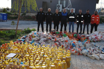 Böceklenmiş gıdalar imha edildi