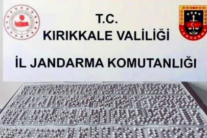 Kırıkkale'de genç kurye 161 adet sentetik ecza hapla yakalandı
