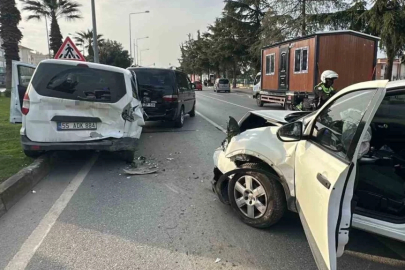 Samsun'da zincirleme kaza: 3 yaralı