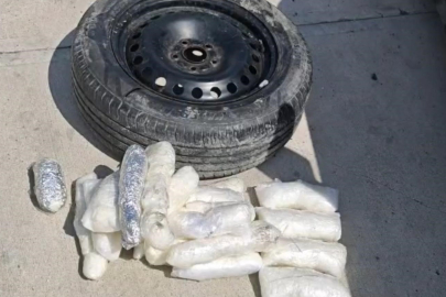 Şanlıurfa'da yedek lastikten uyuşturucu çıktı