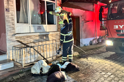 Edirne'de ev yangını korkuttu