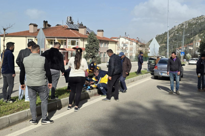 Isparta'da motosikletin kontrolünü kaybeden sürücü ağır yaralandı