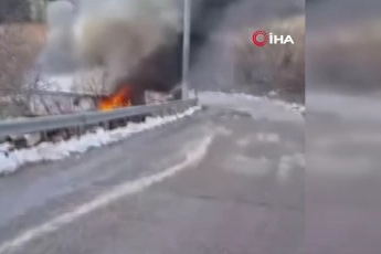 Bursa'da bağ evi alev alev yandı!