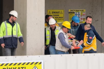 Bursa'da inşaatta korkunç olay! 2'nci kattan düştü...