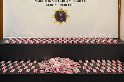 Samsun'da 15 bin 750 uyuşturucu hap ele geçirildi