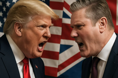 Trump, İngiltere Başbakanı Starmer’ı taklit ederek dalga geçti