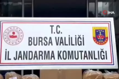 Bursa'da kaçak tütün operasyonu: 205 bin adet makaron ele geçirildi