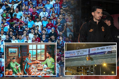 Galatasaray maçı öncesi şehir karıştı! Köprüye asılan pankart olay oldu: Uğurcan Çakır...
