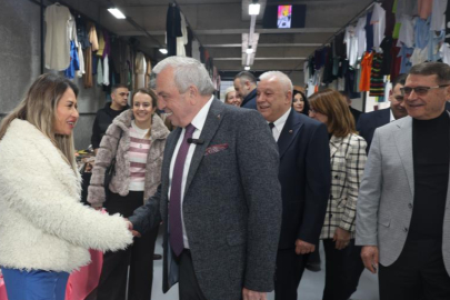 Bursa Nilüfer’in 8’inci giyim pazarı Balat’ta açıldı