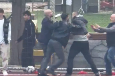 Kocaeli'de kadın hakeme saldırı girişimi kamerada