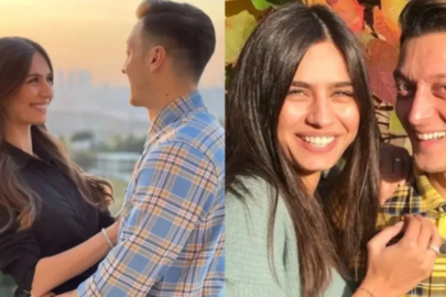 Mesut Özil ve Amine Gülşe çifti, ilk kez paylaştı!