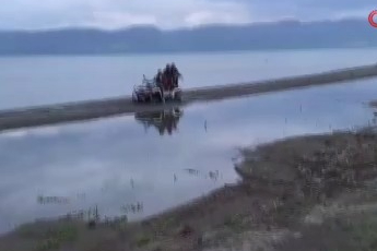 Bursa'da ATV kuma saplanınca seferber oldular