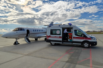 Van'da kalp hastası bebek ambulans uçakla İstanbul'a sevk edildi