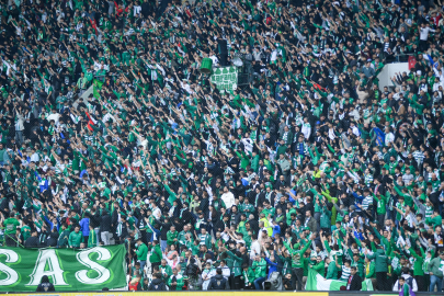 Yok böyle atmosfer! Bursaspor taraftarı...