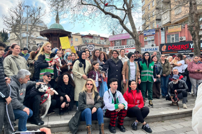 Bursa’da hayvan hakları için eylem düzenlendi
