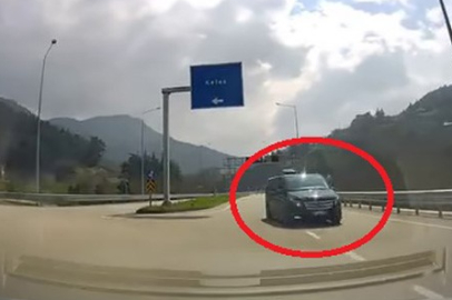 Bursa'da yaptığı manevra hayatını kurtardı!