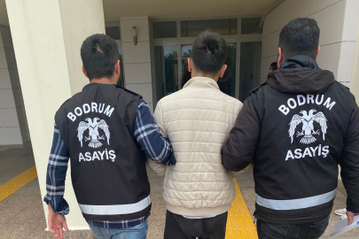 Muğla Bodrum'da 11 yıl 9 ay hapis cezasıyla aranan şahıs yakalandı