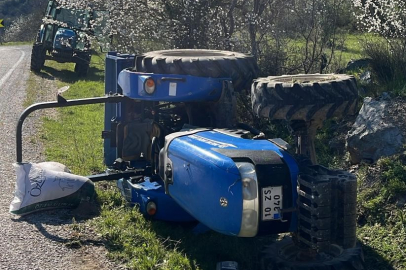 Balıkesir’de traktör devrildi: 1 ölü