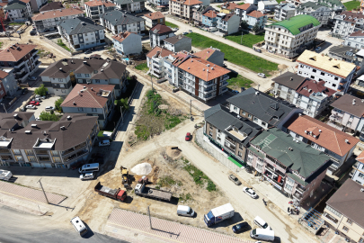 Bursa İnegöl'de 11 sokakta tretuvar çalışması sürüyor