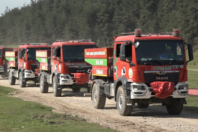 Yeşil vatan neferleri bu sefer söndürmek için değil yarışmak için Bursa'da ter döktü