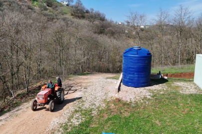 Bursa'da 4 kırsal mahalleye 20 tonluk su deposu kazandırıldı