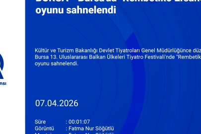 Bursa'da "Rembetiko Efsanesi" oyunu sahnelendi
