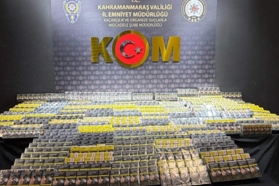 Kahramanmaraş'ta kaçak telefon ve sigara operasyonu