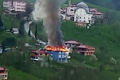 Ordu’da bir ev yangında büyük hasar gördü