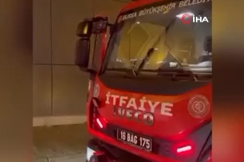 Bursa'da otelde yangın paniği! İtfaiye ve 112 alarma geçti