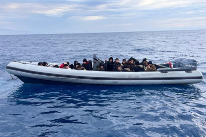 Aydın açıklarında göçmen operasyonu