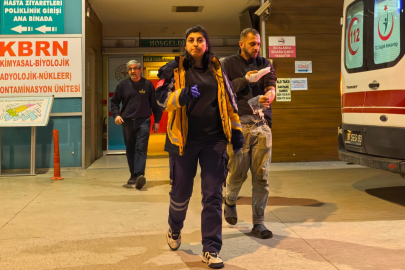 Bursa'da elini karma makinesine kaptırdı