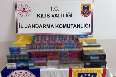 Kilis'te 1 milyon 150 bin lira değerinde kaçak ürün ele geçirildi