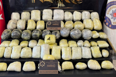 Van'da 74 kilo 320 gram uyuşturucu ele geçirildi