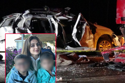 Burdur'da yürek yakan&nbsp;kaza! Çocuklarını yaşasın diye canını verdi...