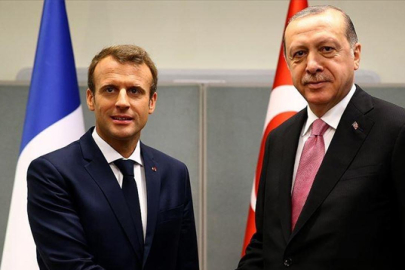 Cumhurbaşkanı Erdoğan, Fransa Cumhurbaşkanı Macron ile görüştü