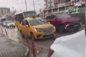 Bursa'da tehlikeli manevra: 3 bin lira ceza kesildi