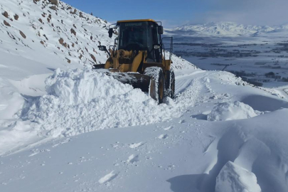 Nisanda yoğun kar: 147 yol kapalı!