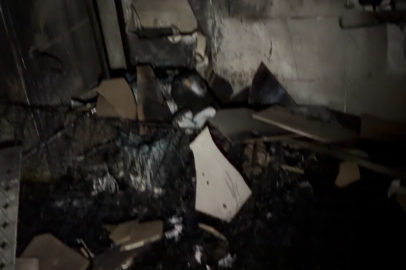 Osmaniye’de apartman dairesinde yangın