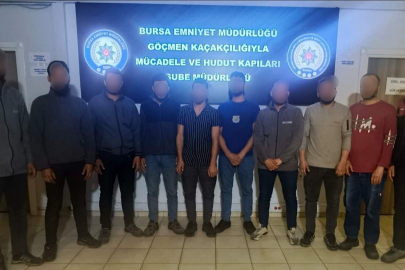 Bursa’da göçmen kaçakçılığına darbe!